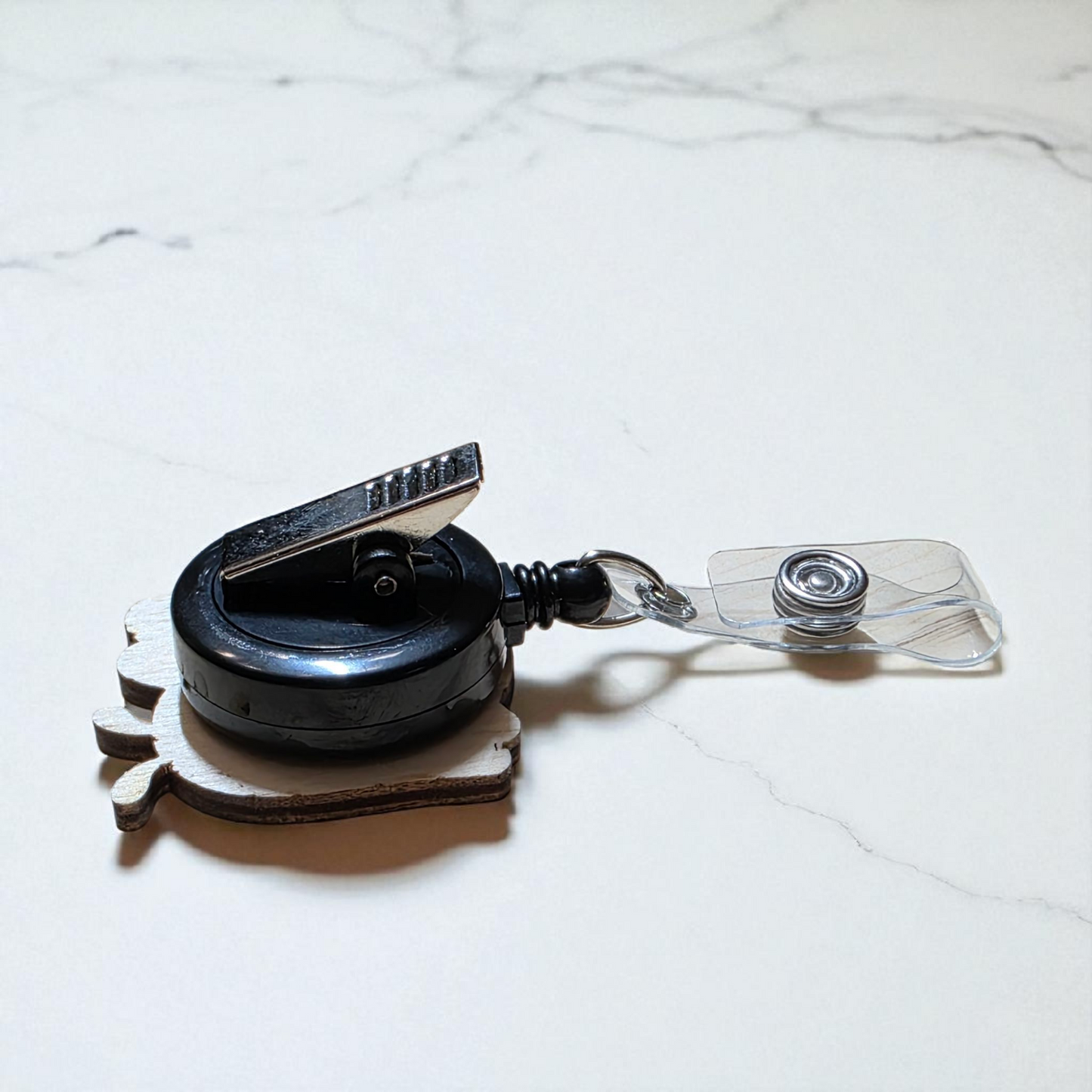 π§ββοΈ Zom-Bee Badge Reel β Hand-Painted