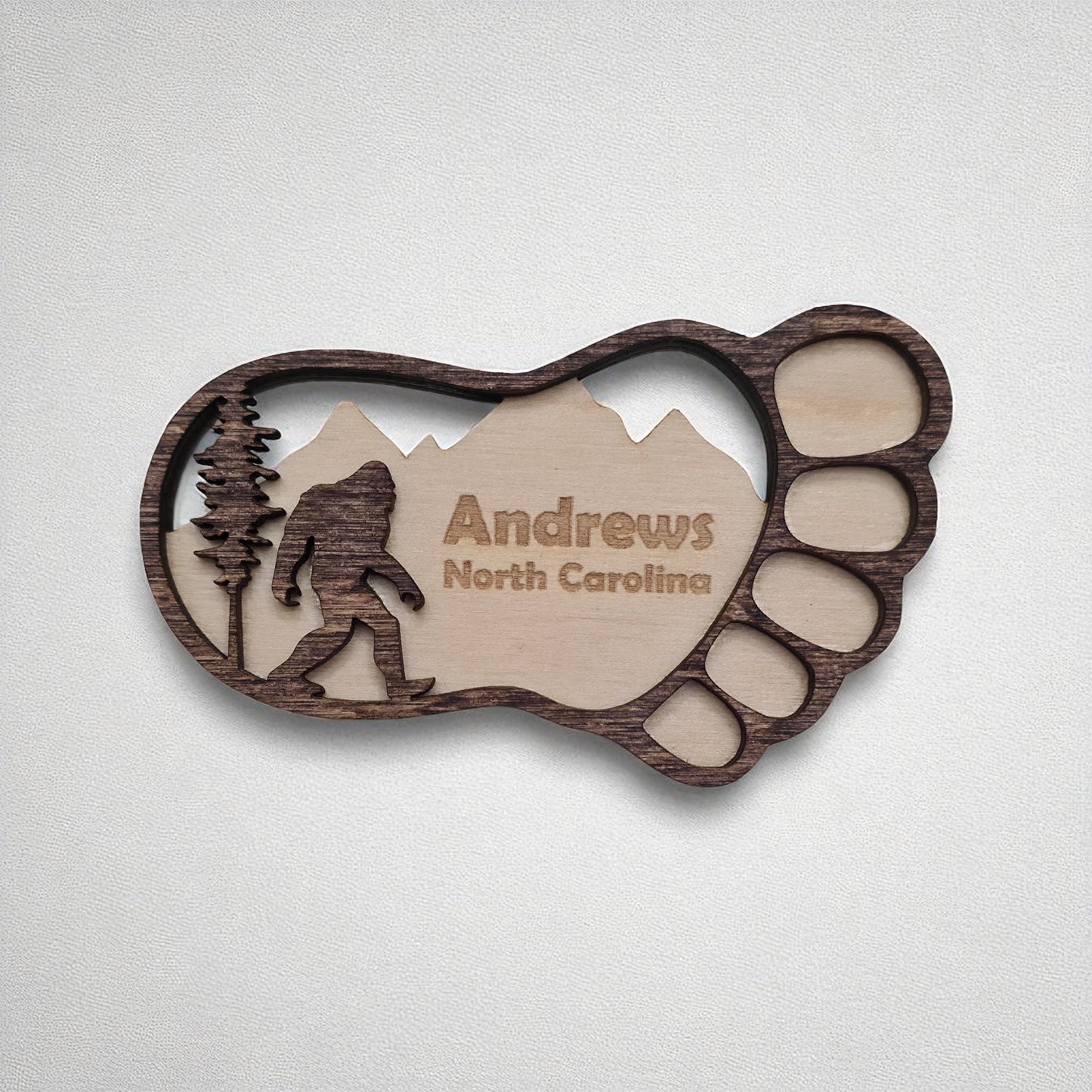 Bigfoot Magnet | Customizable | Handcrafted | Cryptid