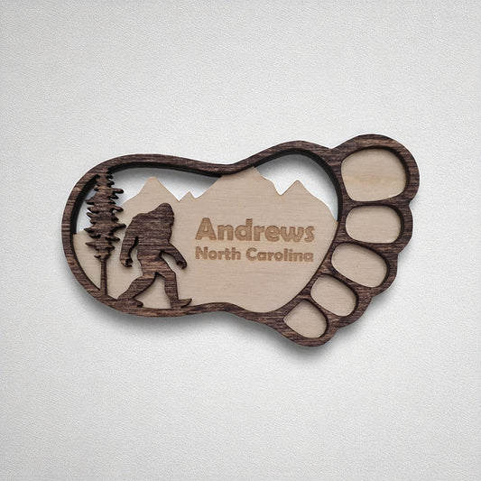 Bigfoot Magnet | Customizable | Handcrafted | Cryptid