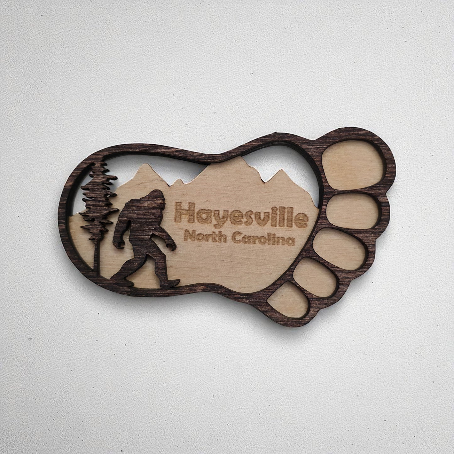 Bigfoot Magnet | Customizable | Handcrafted | Cryptid