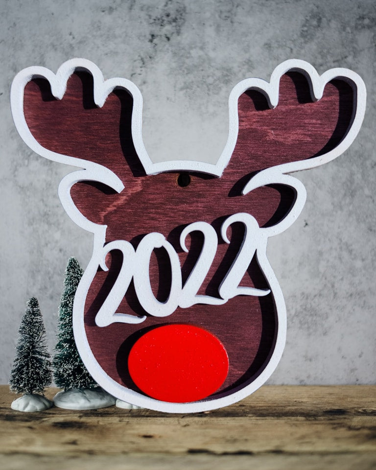 Reindeer Ornament | Custom | Personalized