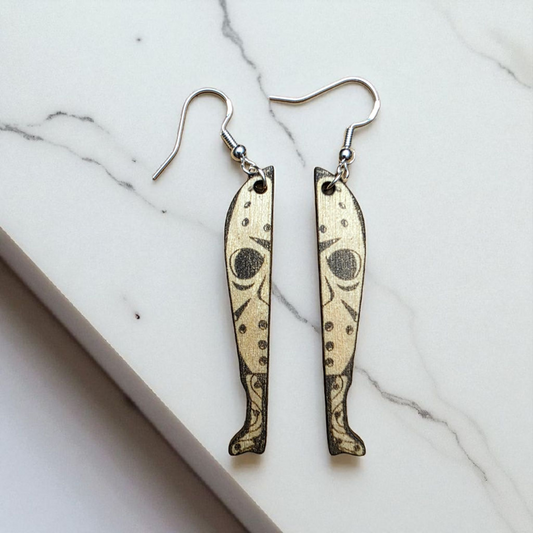 Machete Earrings | Jason Inspired | Lightweight | Hypoallergenic