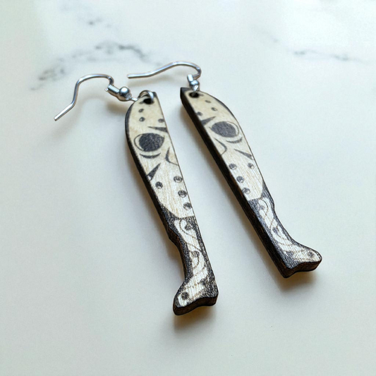 Machete Earrings | Jason Inspired | Lightweight | Hypoallergenic