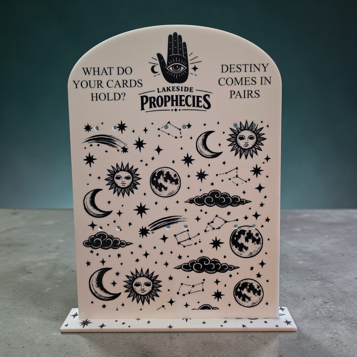 Lakeside Prophecies™ Tarot Earrings – Blind Pick Mystery Pair (Hypoallergenic, Lightweight, UV‑Printed Acrylic)