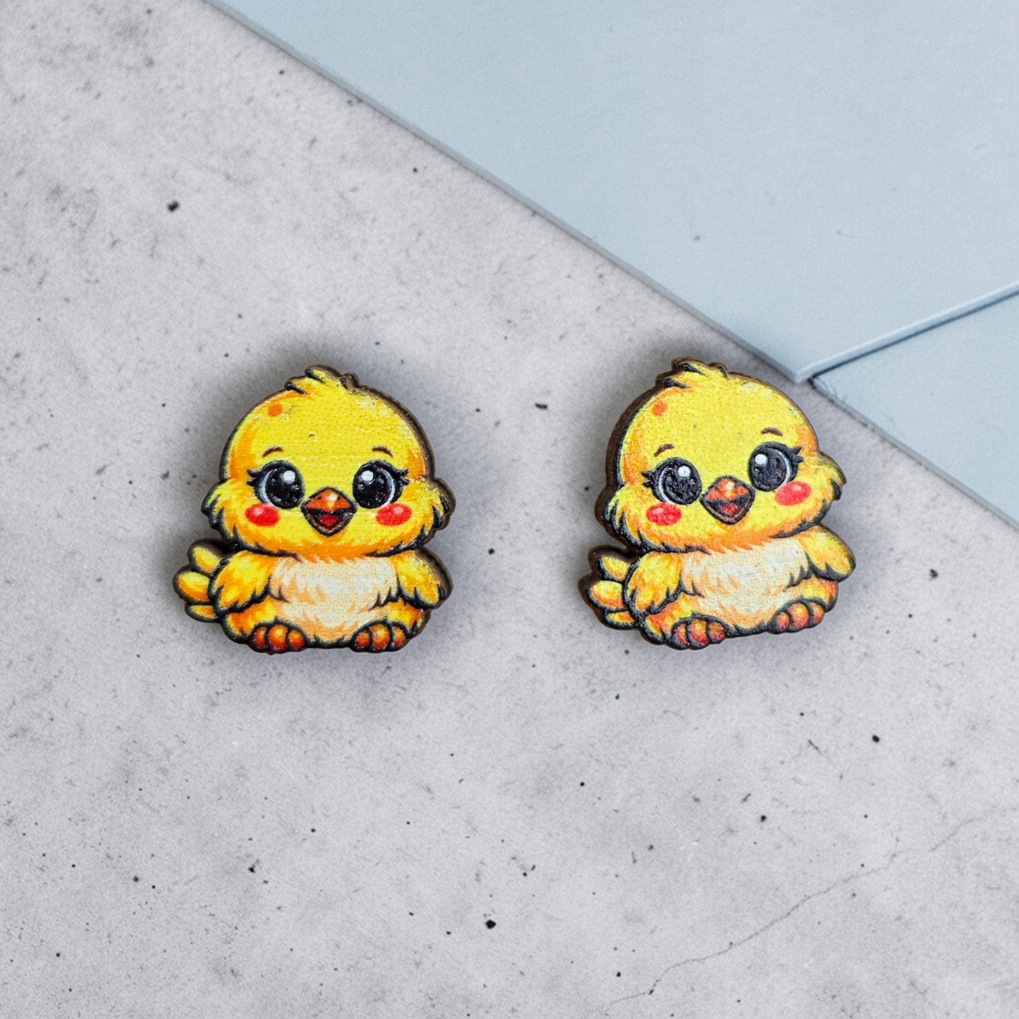 🐷🐮 Barnyard Friends – Whimsical Wooden Farm Animal Earrings 🐔
