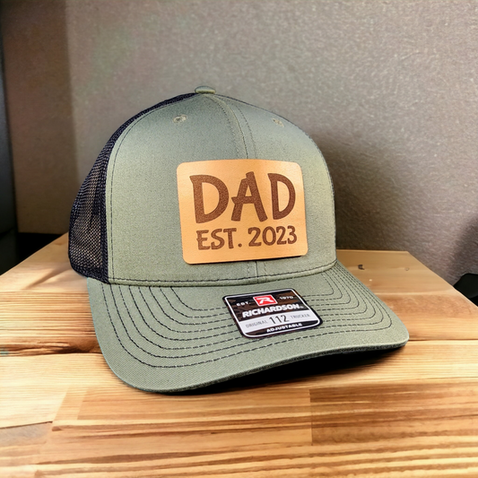 Dad EST 2023 - Richardson 112 Snap Back Trucker Hat