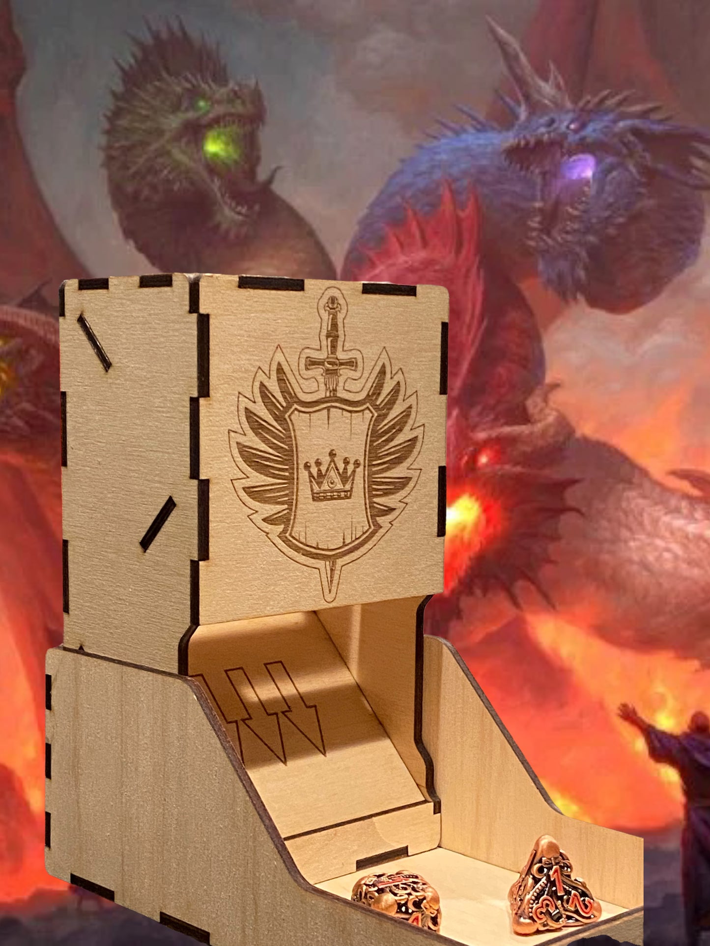 Table Top Folding Dice Tower