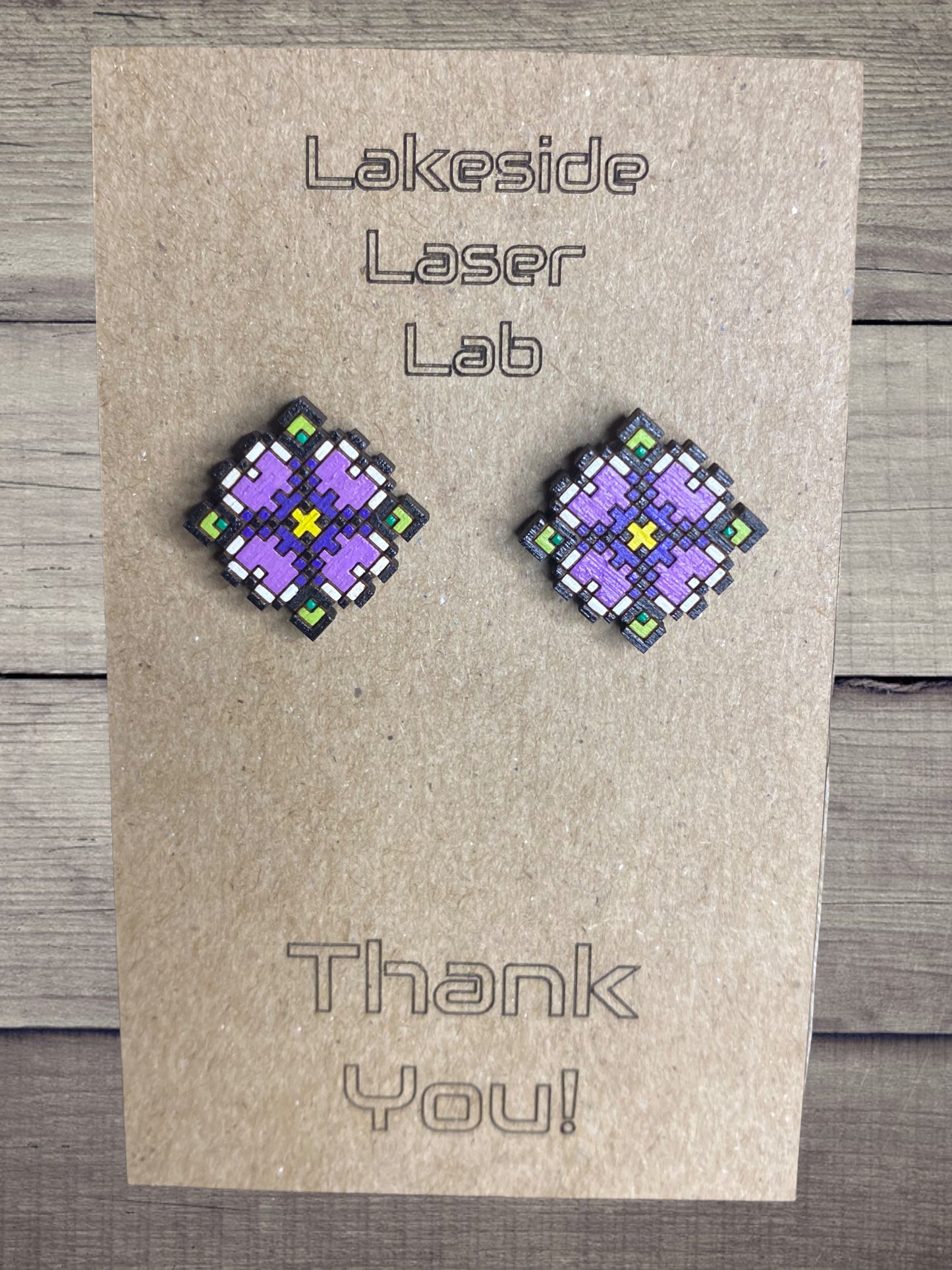 8 Bit Flower Studs (More Color Options)